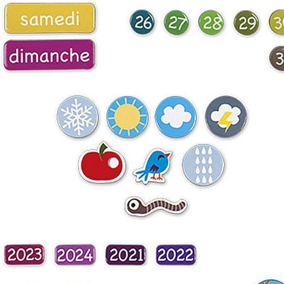 Agenda Magnetique Une Belle Journee - En Bois New Sealed For Age 3+ - Picture 8 of 16